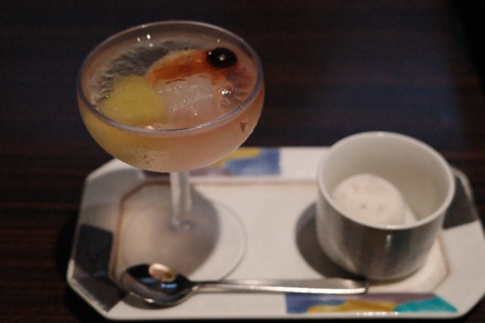 季の湯 雪月花の夕食のデザート