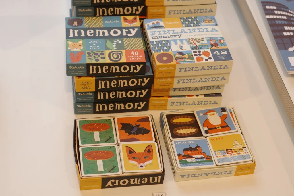 フィンランドの絵柄のカードゲーム memory