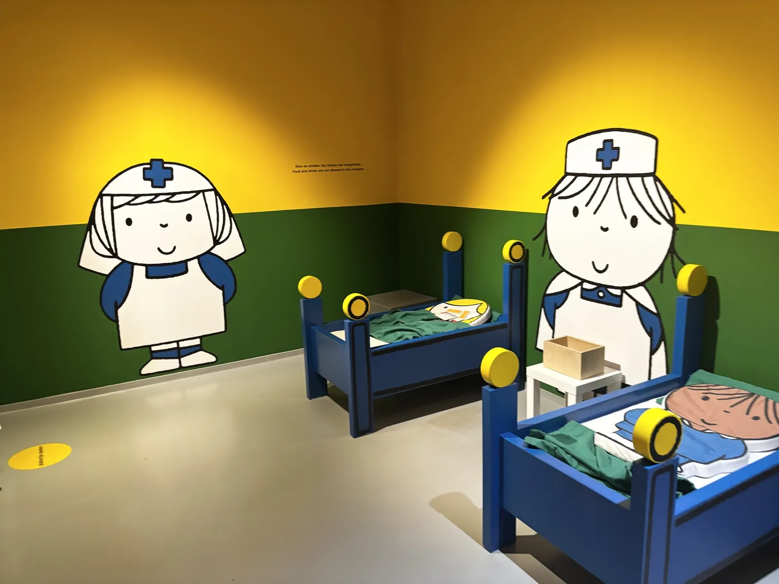 ミッフィー博物館の病院ごっこの部屋